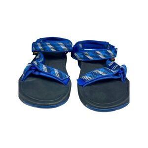 Teva Hurricane XLT2 Kids Blue Geometric Multi Sport Sandals Never Worn Size 5